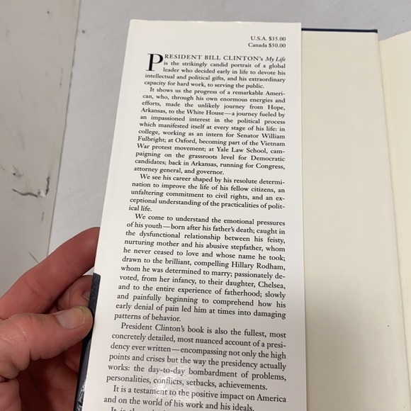 Bill Clinton “My Life” 955 Page Autobiography - Picture 4 of 9